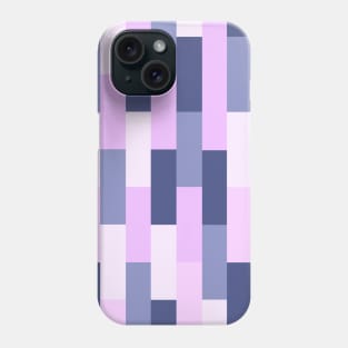 Purple and Pink Brick Pattern Phone Case