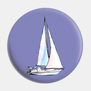 Sailboat – ship ahoy! Pin