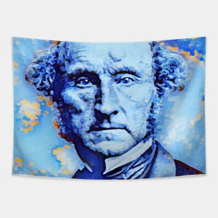 John Stuart Mill Portrait | John Stuart Mill Artwork | John Stuart Mill Painting 13 Tapestry