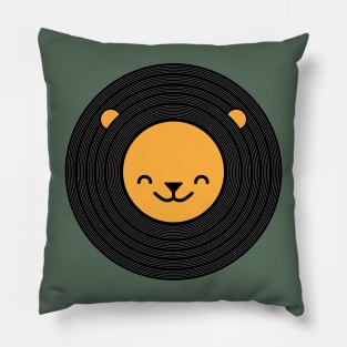 Vinyl Lion Pillow