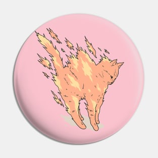 cat fire Pin