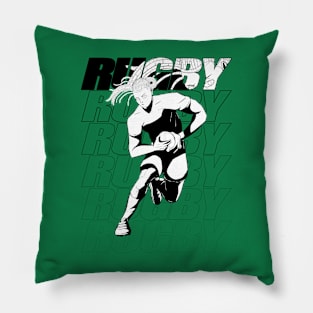 SSv1 Rugby Male Graphic Pillow