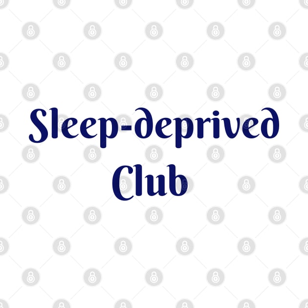 Sleep deprived in blue font by artbleed