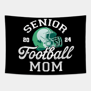 Class of 2024 Senior Football Graduation Proud Senior Mom Tapestry