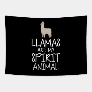 Llama - Llamas are my spirit animal w Tapestry