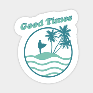 aloha hawaii good times vintage urban style Magnet