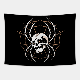 Spider skull Tapestry