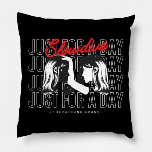 Slowdive - Just For a Day // Gothic Style Fan Art Designs Pillow