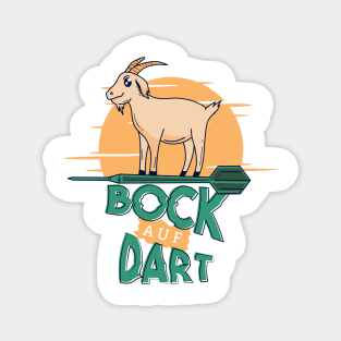 Bock auf Dart Shirt Magnet