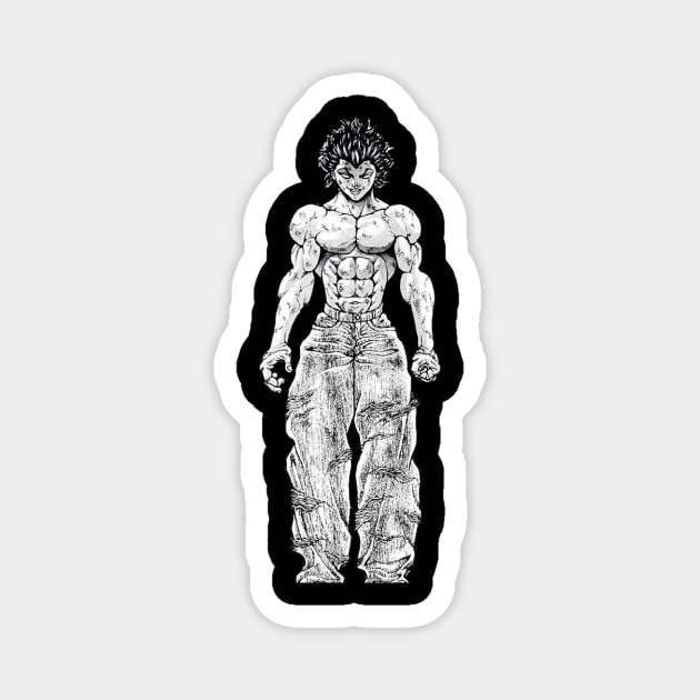 Demon time baki Magnet by NotMixt