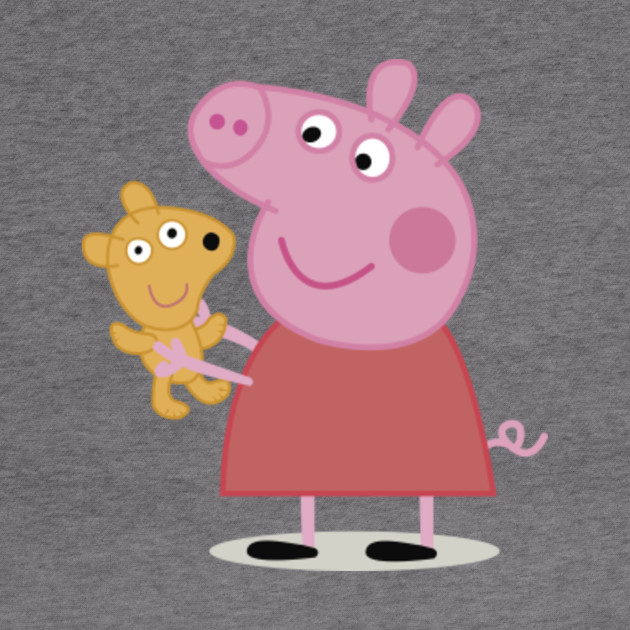 peppa pig and teddy