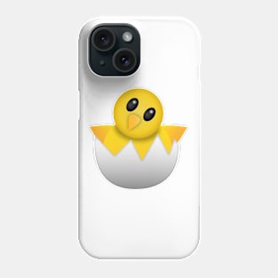 Hatching baby chick Emoji Phone Case