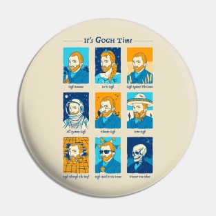 It's Gogh Time Pin