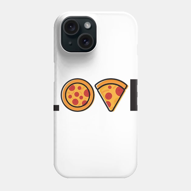 love pizza vector tshirt Phone Case by dynecreative