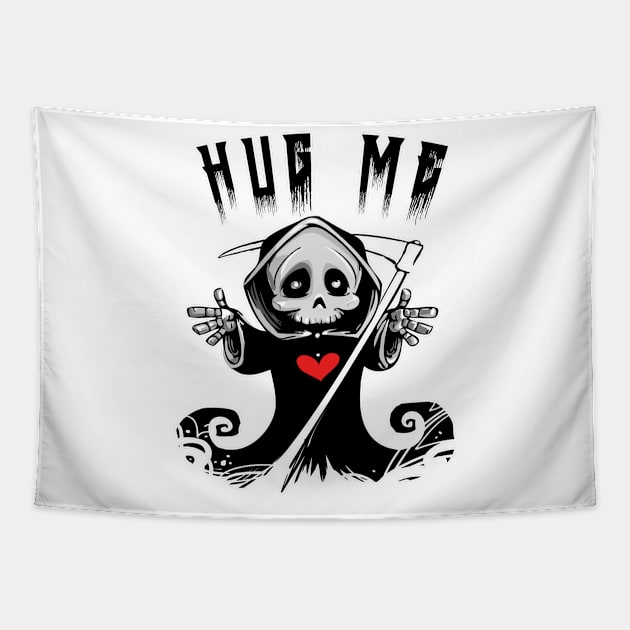 Hug Me Tapestry by By Diane Maclaine