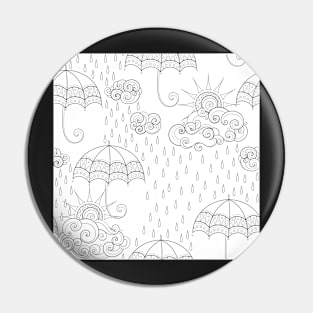 Noncolored Fairytale Weather Forecast Print Pin