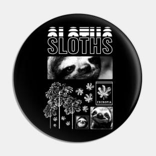 Sloths In The Forest Pin