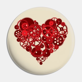 Clockwork Love Pin