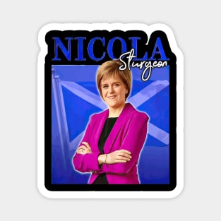 Nicola Sturgeon Retro Magnet