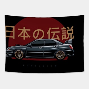 Black Subie Tapestry