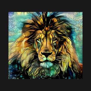 Stained glass lion T-Shirt