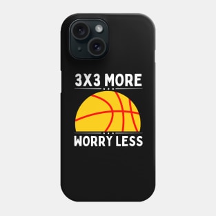 3x3 More Worry Less Phone Case