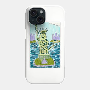 Statue of Kitty Liberty Phone Case