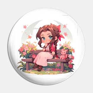 chibi aerith Pin