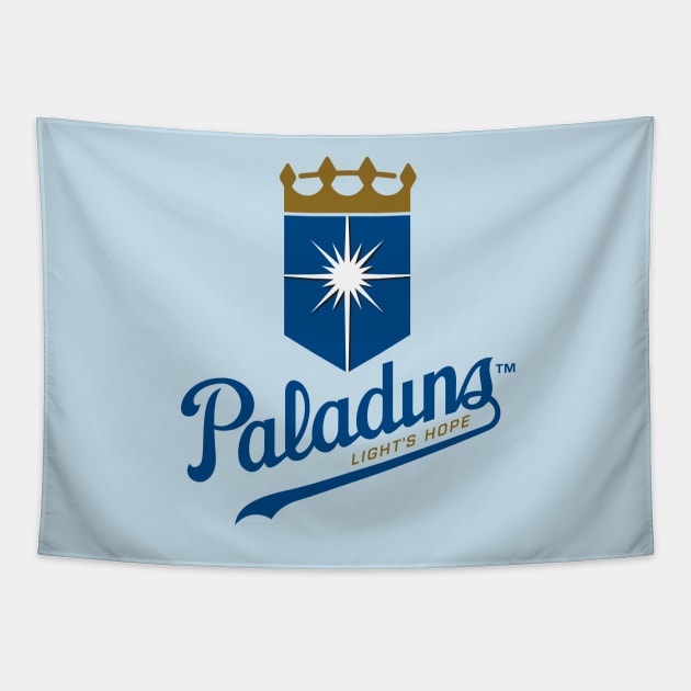 Paladins - WoW Baseball Tapestry by dcmjs