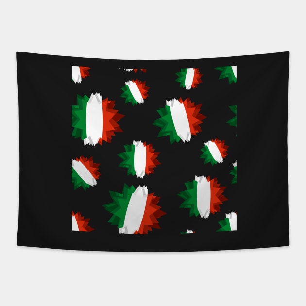 italian flag, italian virus, pic, italian pic, italian decoration, italian wallpaper, italy, green white red, italia, Tapestry by JAG2B