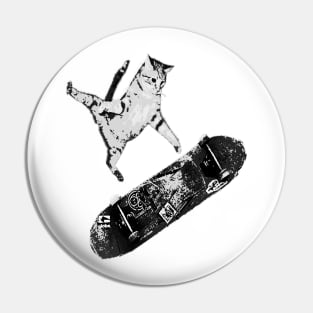 RAD SKATEBOARDING KICK FLIP CAT | SK8CAT Pin