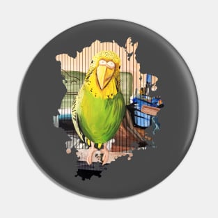 Pet Parrot Pin