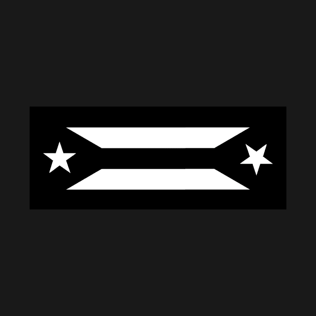 Black Puerto Rican Flag by GdotArroyo