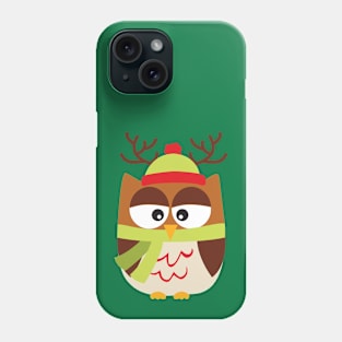 Christmas Rudolph Reindeer Owl Phone Case