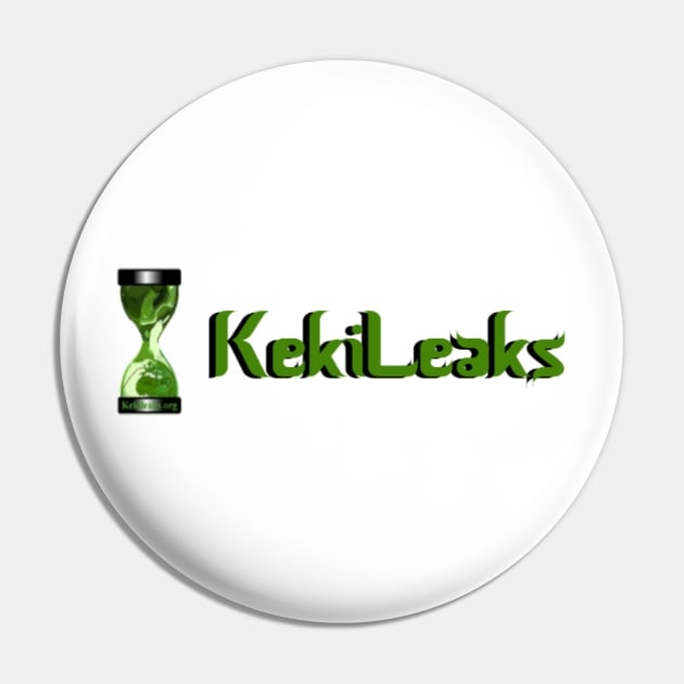 KekiLeaks Simple Logo Pin by Kekileaks