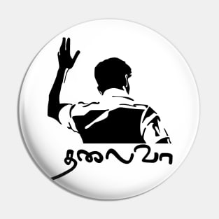 Ilayathalapathy Vijay Thalaiva Tamil Kollywood Politics Pin