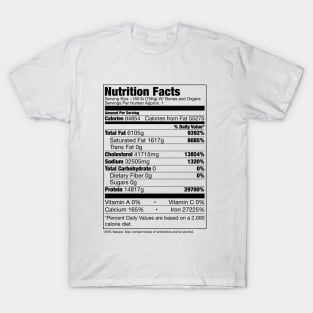 Dad Nutrition Facts funny Dad Shirt fathers Day Shirt -  Norway