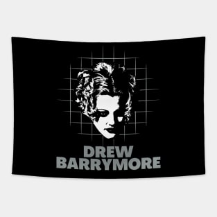 Drew barrymore -> 80s retro Tapestry