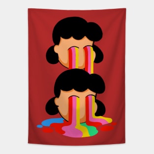 Lucy Melting Rainbow Tapestry