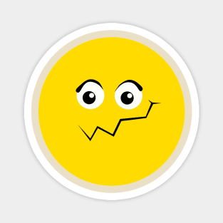 Emoji - frightend & Scared face Magnet