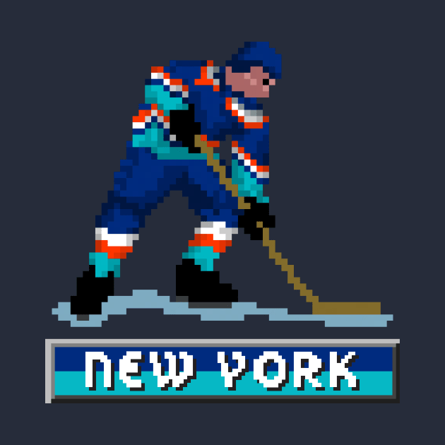 Retro New York Hockey by clarkehall