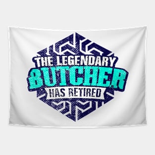 Butcher Retired Tapestry