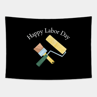 Happy Labor Day Tapestry