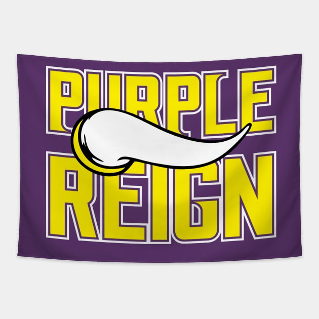 Viking Purple Reign Tapestry by ilovemubs