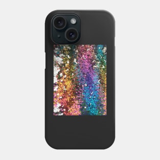 Photographic Image of Multi-colored Sequins Phone Case