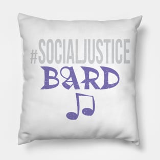 #SocialJustice Bard - Hashtag for the Resistance Pillow