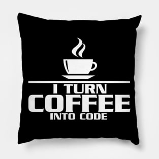 Coffee Code Pillow