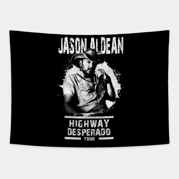 Jason Aldean high desperado tour Tapestry by McKenna Guitar Sales