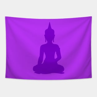 Simple Violet Buddha Tapestry