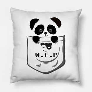 panda pocket Pillow